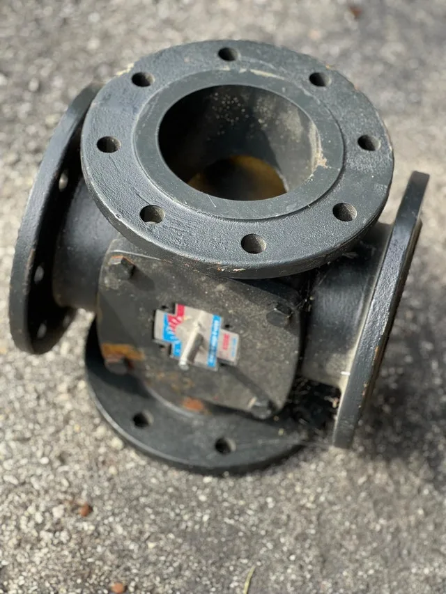 ESBE 4 WAY MIXING VALVE DN 125 PN6 CAST IRON 4 7/8" FLA thumbnail