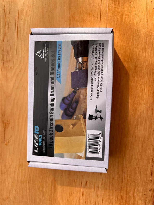 Line 10 Tools -16 Pack Sanding Drums and Sleeves