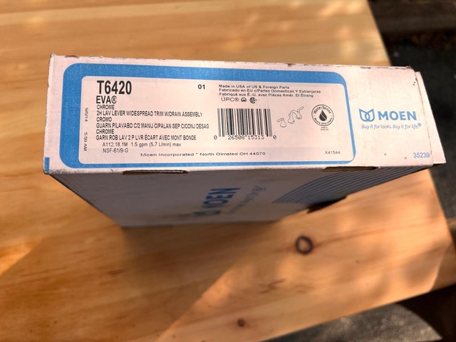 MOEN Eva Chrome Two-Handle High Arc Bathroom Faucet NEW! - photo 4