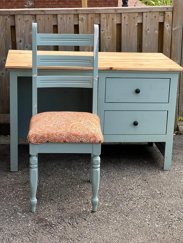 Vintage Solid Wood Desk image indicator(7)