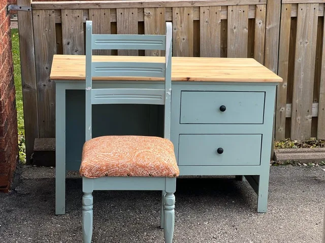 Vintage Solid Wood Desk image indicator(8)