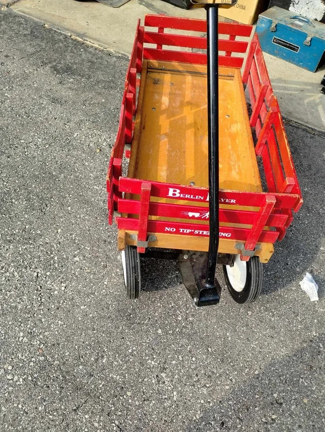 Vintage Berlin Flyer Wooden Wagon thumbnail