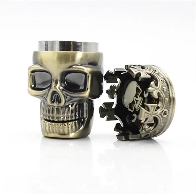 Lot of 2 King Skull Herb Grinder image indicator(2)