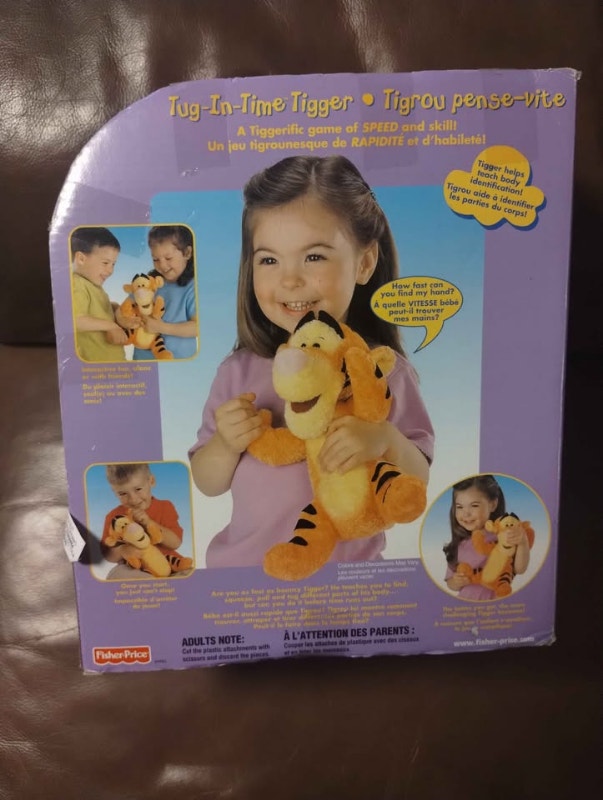2001 Disney Fisher Price Tug-In-Time Tigger Brand New - photo 2
