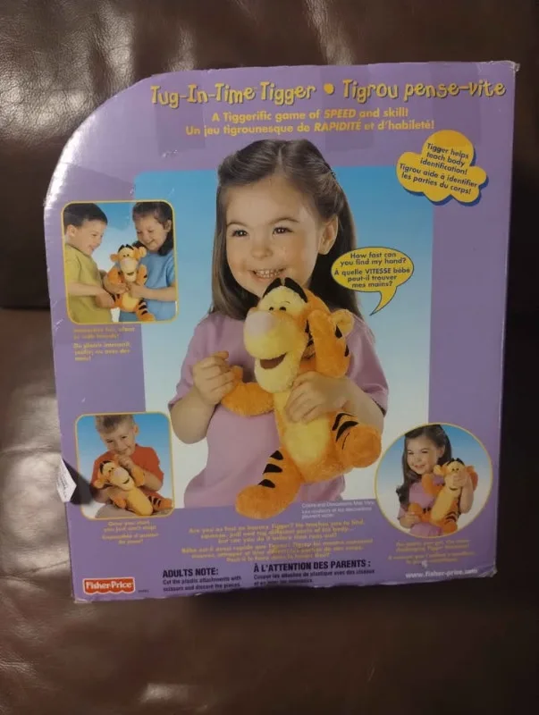 2001 Disney Fisher Price Tug-In-Time Tigger Brand New image indicator(2)