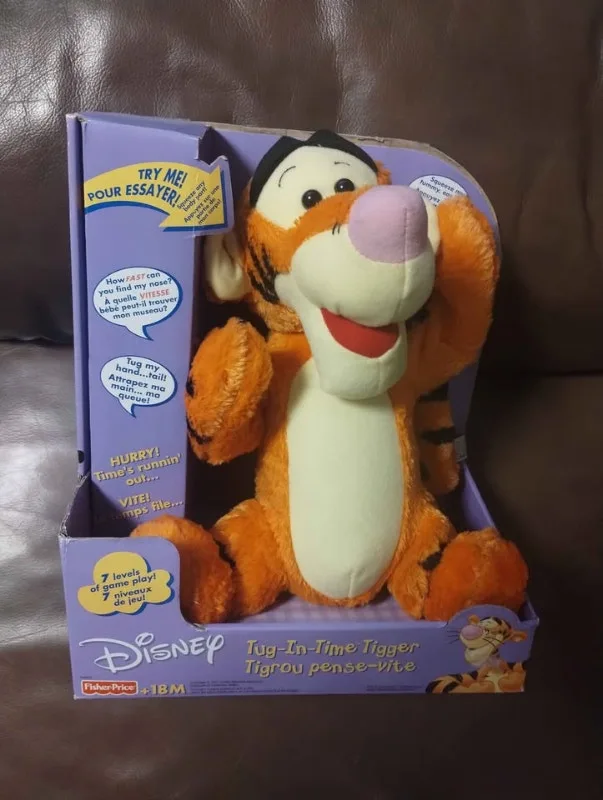 2001 Disney Fisher Price Tug-In-Time Tigger Brand New image indicator(3)