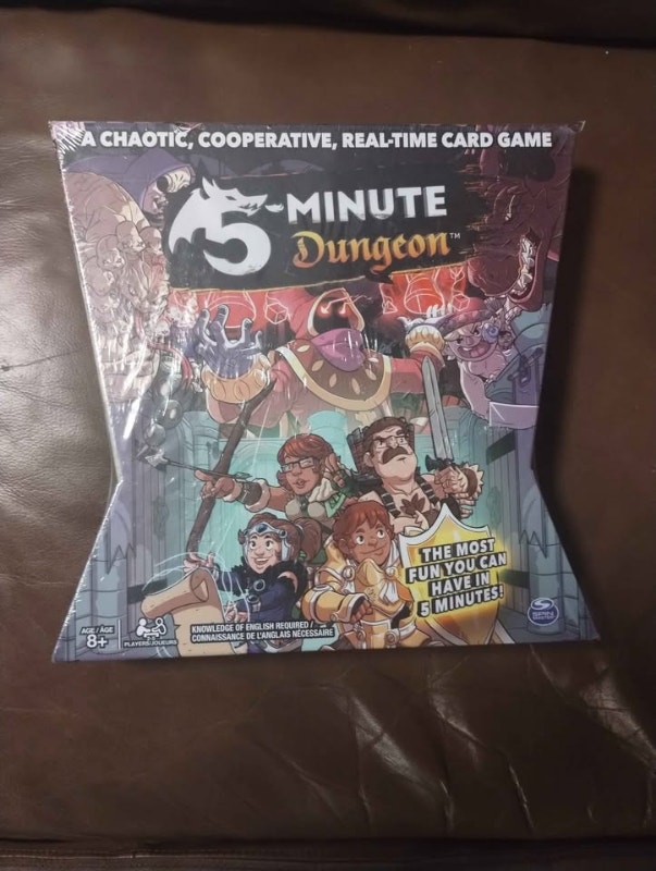 2016 Spin Master 5 Minute Dungeon Card Game