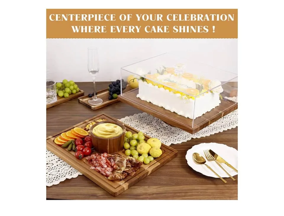 Wood Cake Stand image indicator(6)