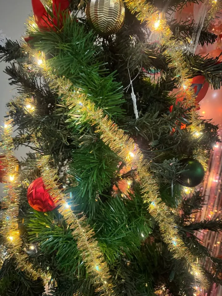 New Christmas decoration tinsel garland lights image indicator(4)