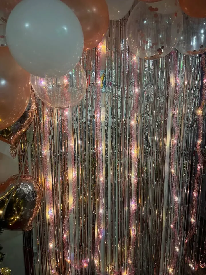 New Christmas decoration tinsel garland lights image indicator(5)