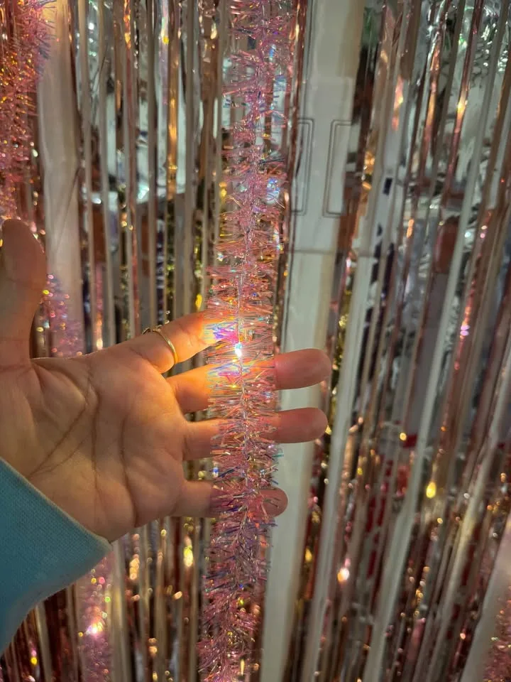 New Christmas decoration tinsel garland lights image indicator(9)