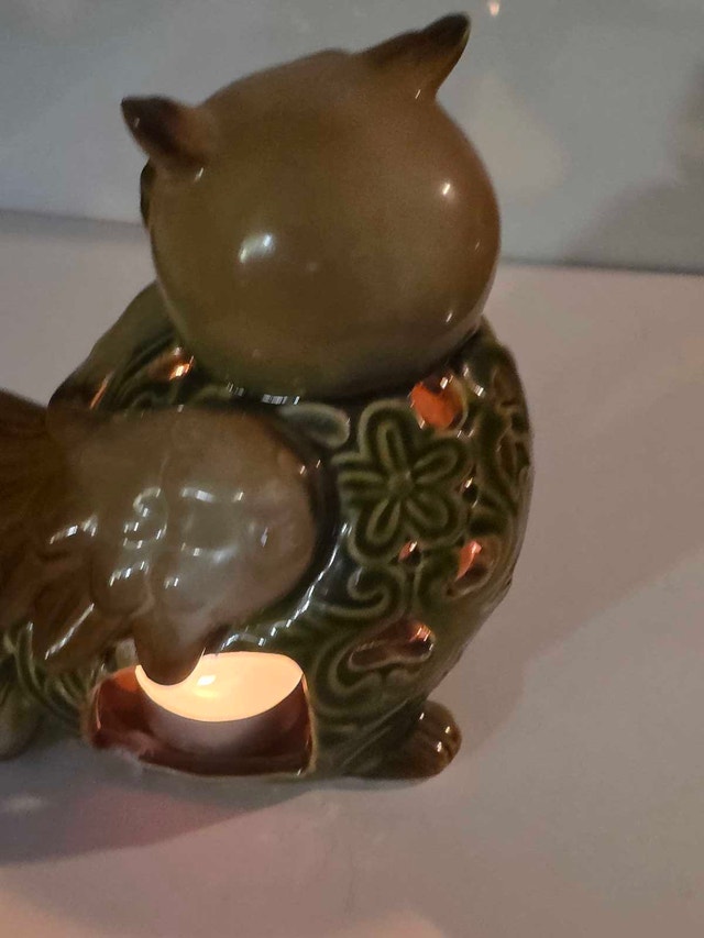 Owl candle holder - photo 3