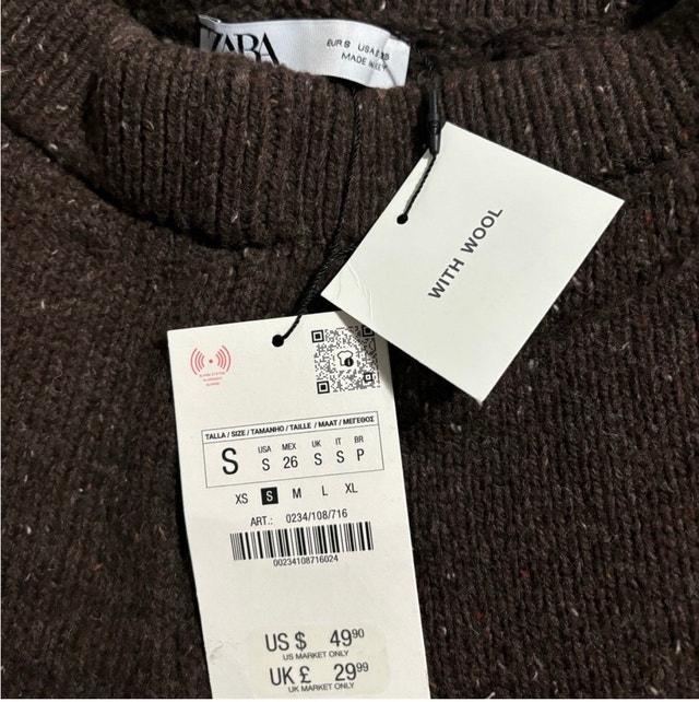 Zara Wool Blend Knit Pants- with tags - photo 2