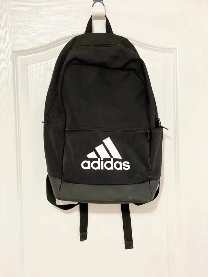 Adidas Black Logo Backpack thumbnail