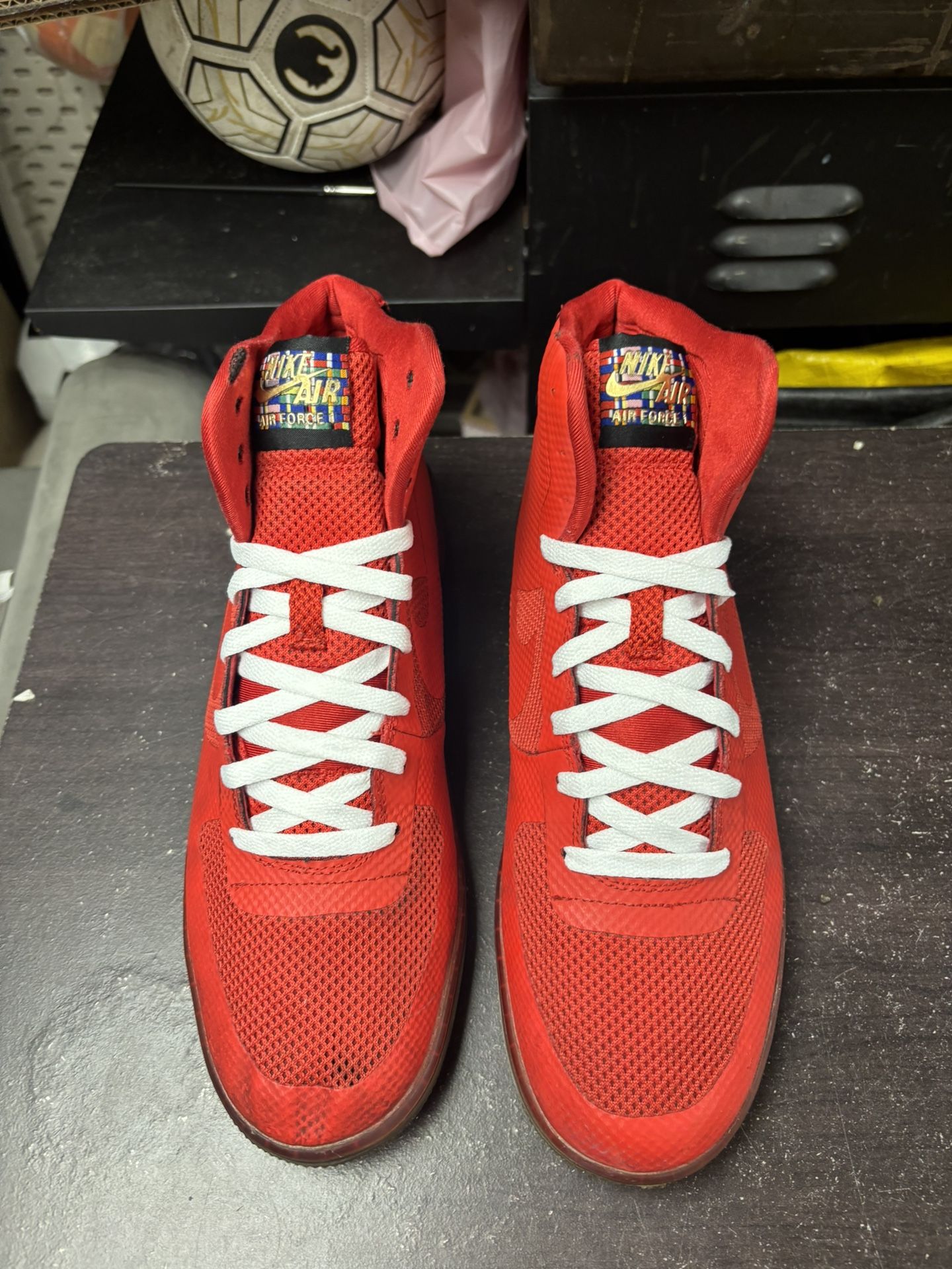 Nike Air Force 1 High Red - photo 2