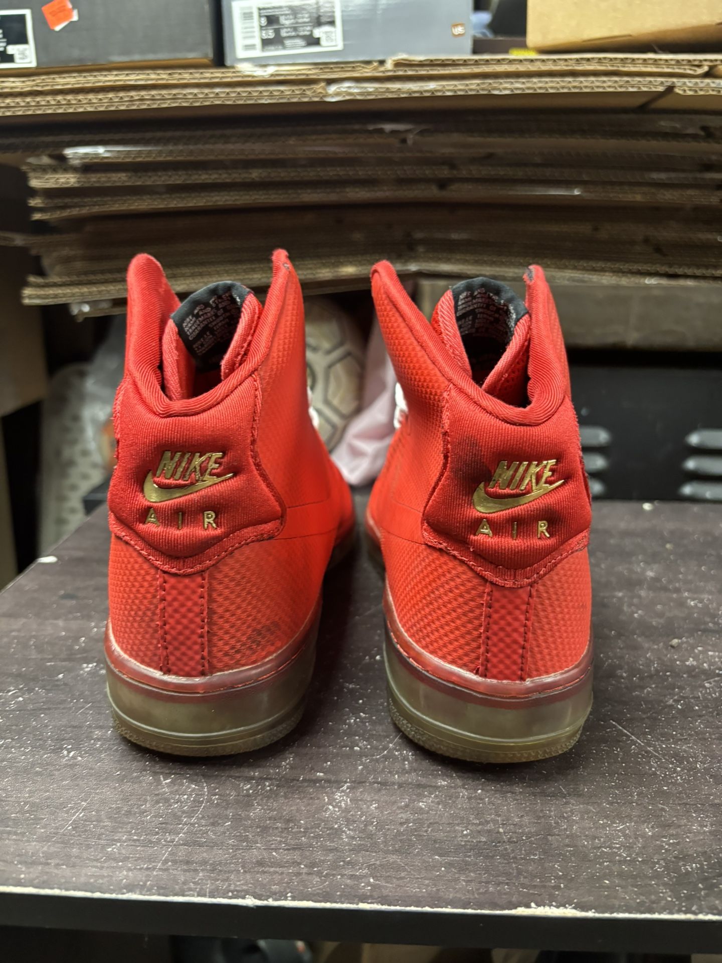 Nike Air Force 1 High Red - photo 4