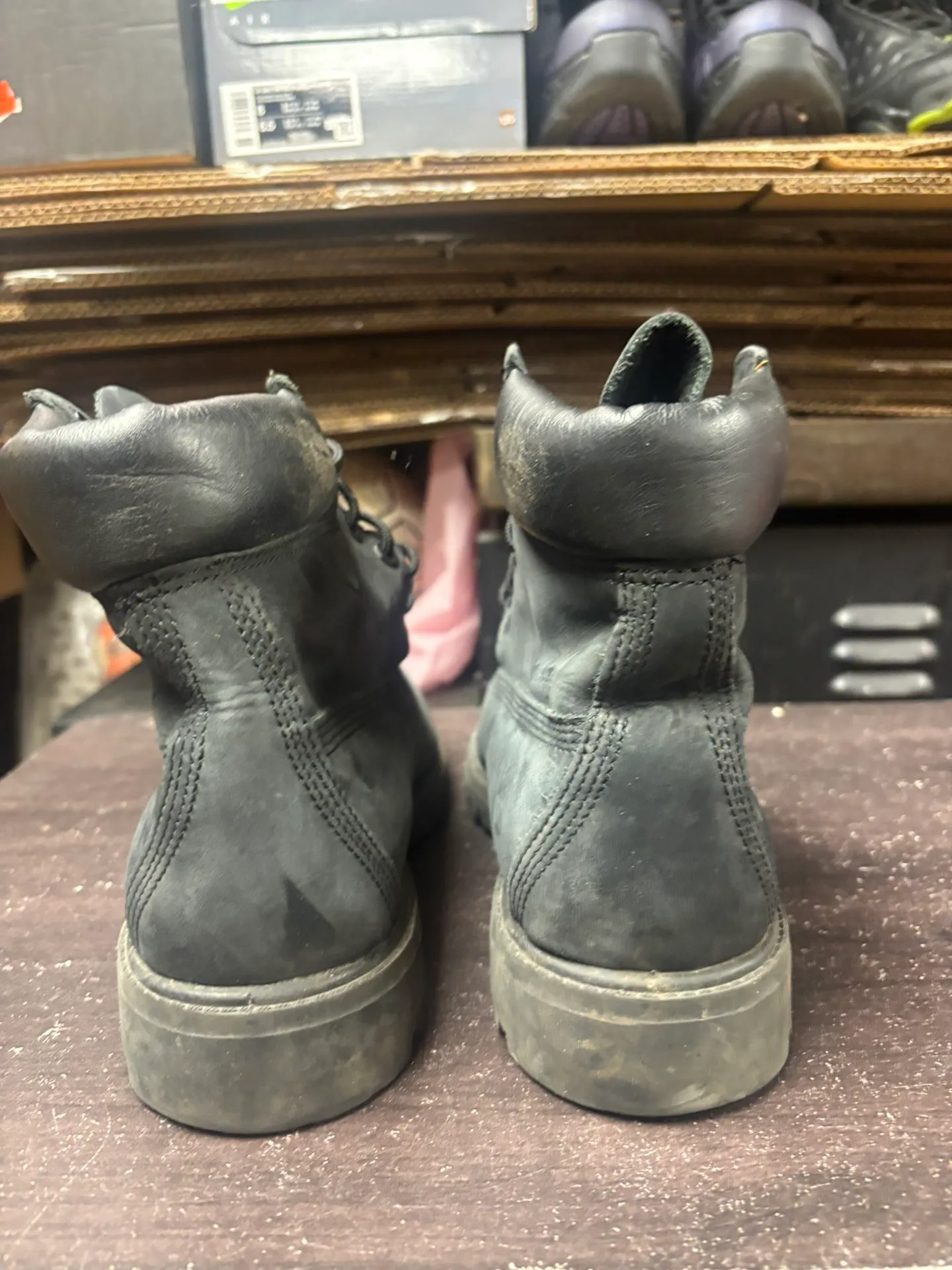 All Black Timberland Boots image indicator(4)