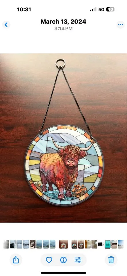 Highland Cattle Suncatchers image indicator(2)