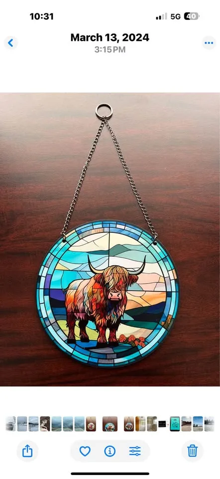 Highland Cattle Suncatchers image indicator(3)