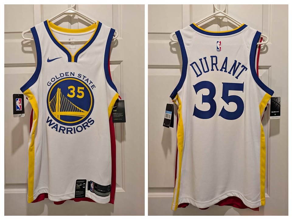 KEVIN DURANT Golden State Warriors Jersey BRAND NEW - M
