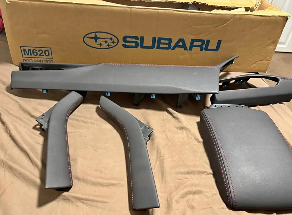 2022+ Subaru WRX OEM Interior Trim Set (Red Stitching) thumbnail