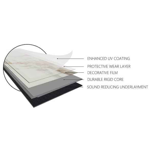 Brooking Carrera Marble Vinyl Tile Flooring - photo 3