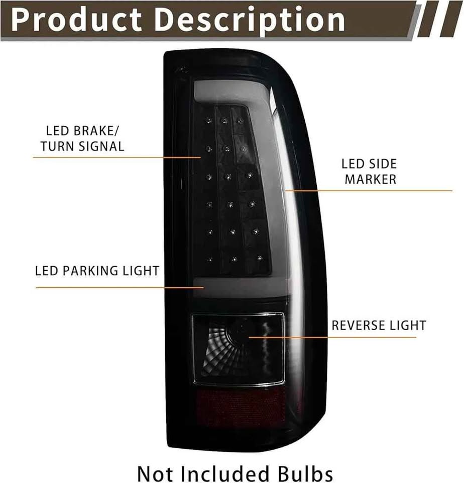 Tail Light Assembly Chevy Silverado 2003-2006 - photo 3