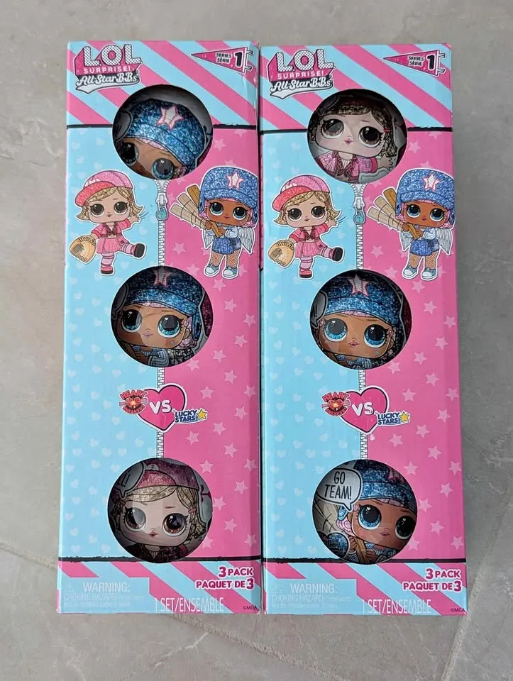 New LOL Surprise All-Star B.B.s Sports Series 1 3-pack dolls