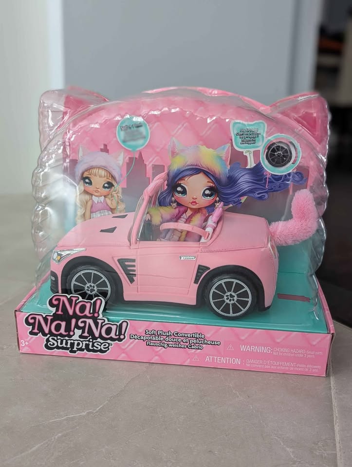 Brand new Na! Na! Na! Surprise Soft Plush Convertible car - photo 2