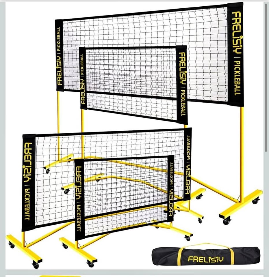 Mini Pickleball Net 4&6ft Training Net with Wheels