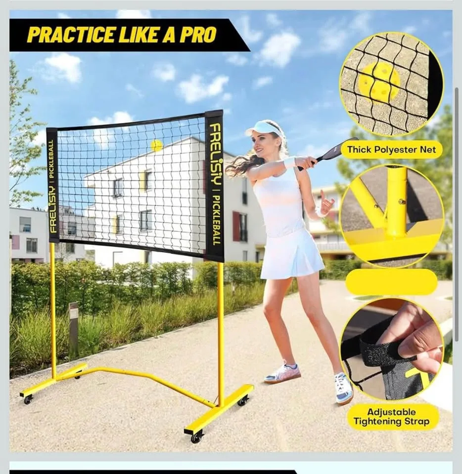 Mini Pickleball Net 4&6ft Training Net with Wheels image indicator(2)
