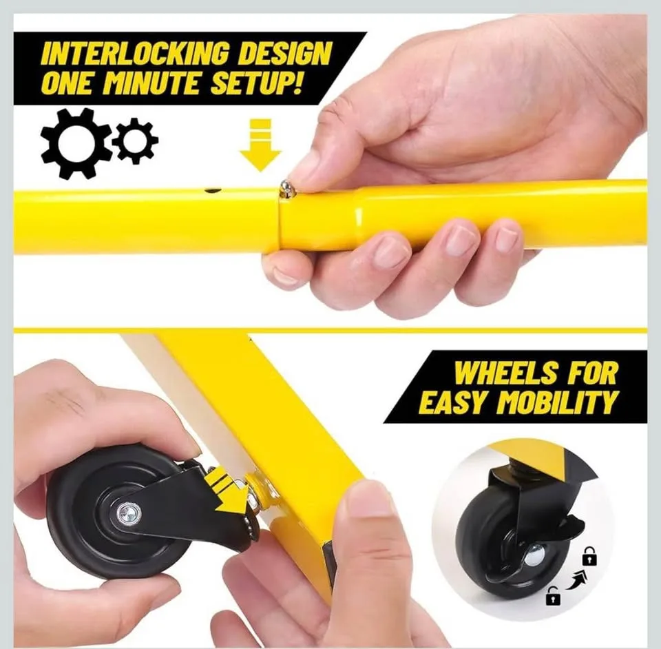 Mini Pickleball Net 4&6ft Training Net with Wheels image indicator(5)