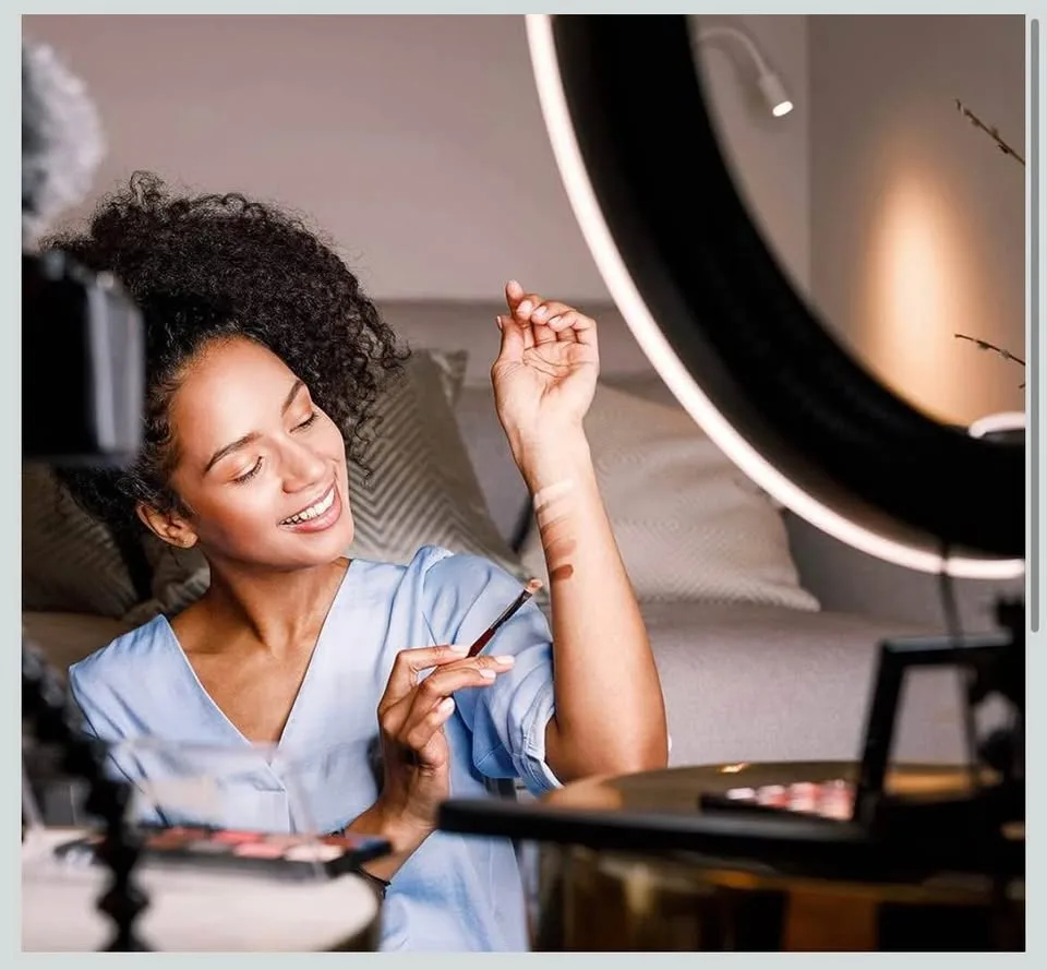 AGOGO 12'' LED Ring Light with Tripod Stand and Phone Holder image indicator(3)