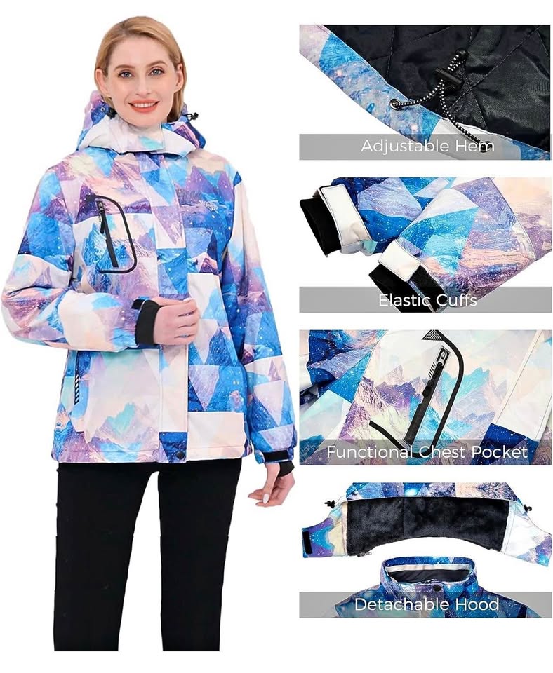 Wantdo Women's Winter Jacket Ski Jacket