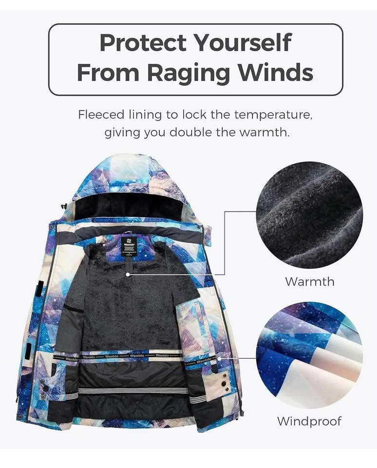 Wantdo Women's Winter Jacket Ski Jacket image indicator(4)