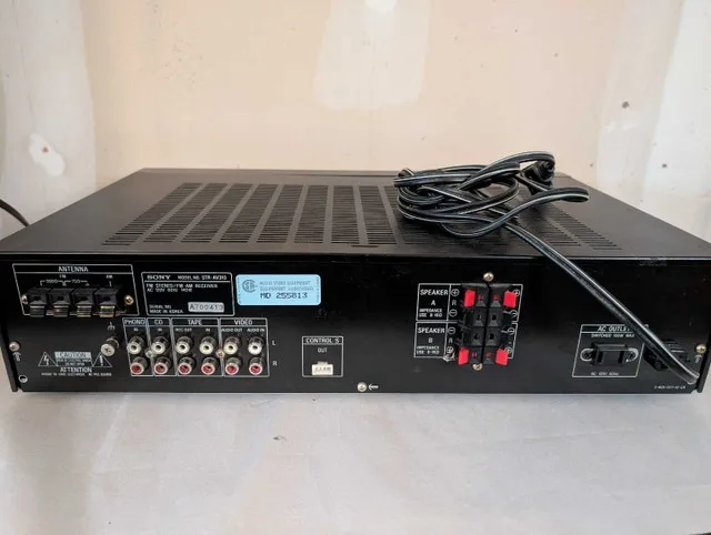 Sony STR-AV310 AM/FM stereo receiver image indicator(4)