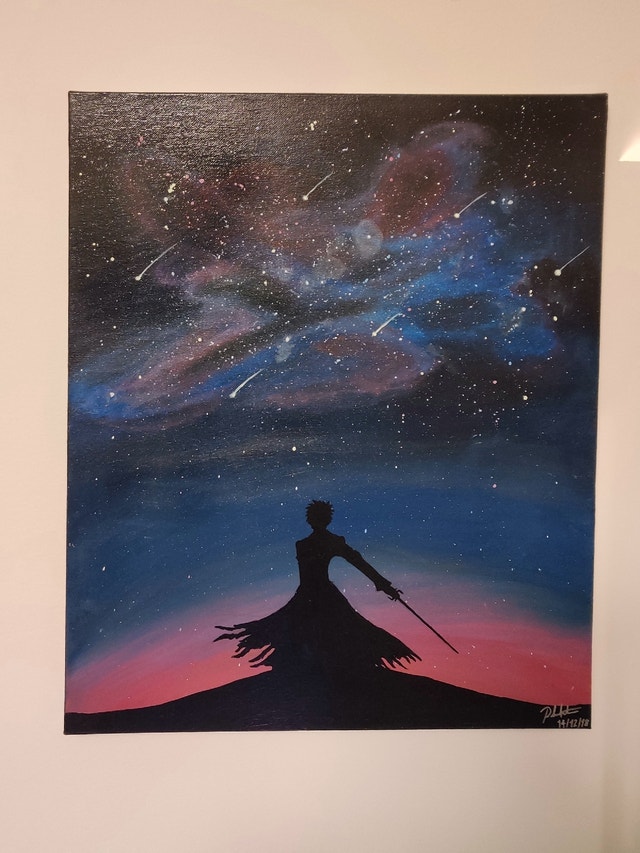 Bleach Ichigo canvas paint