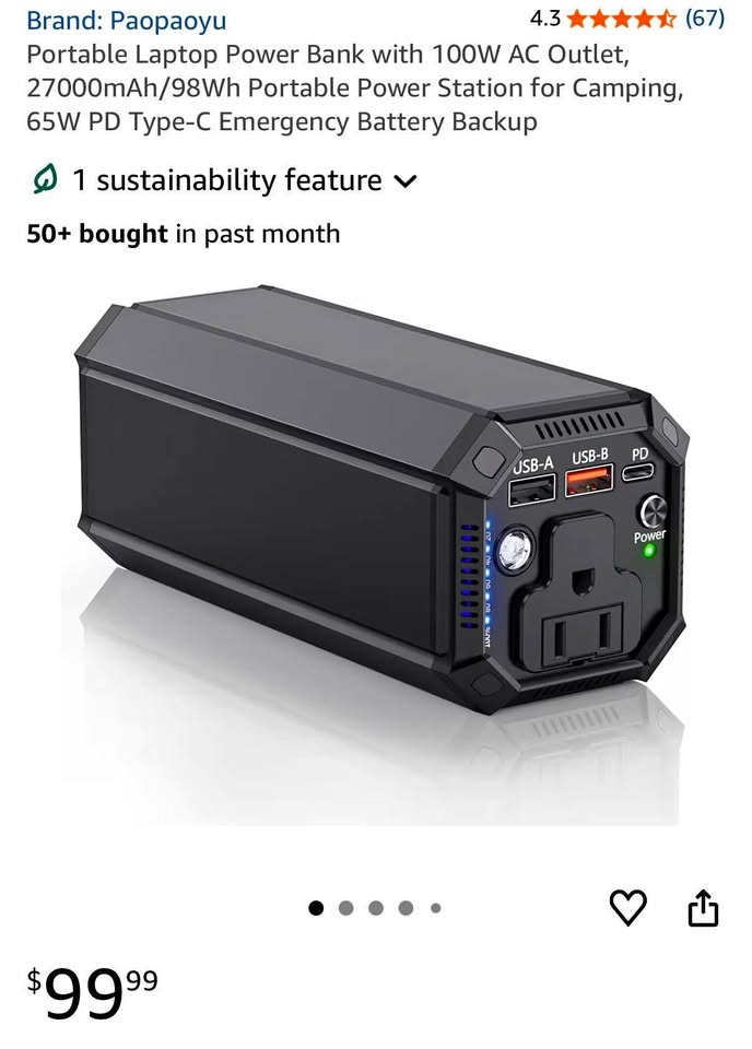 Portable Laptop Power Bank