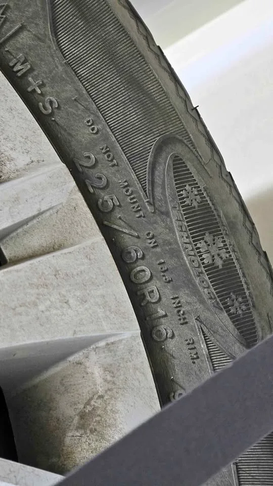 Goodyear Ultra Grip Winter Tires + Rims – 225/60R16 (Set of 4)