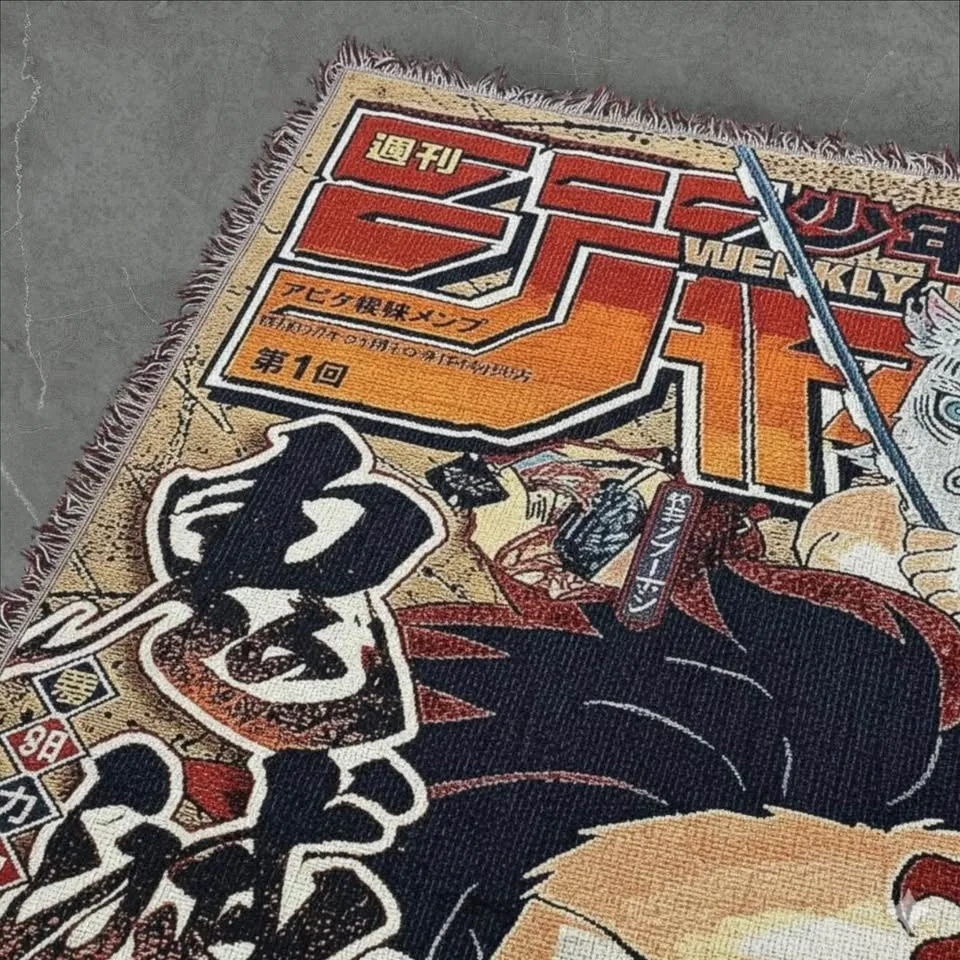 Demon Slayer 5FT Woven Blanket Tapestry - Brand New image indicator(3)