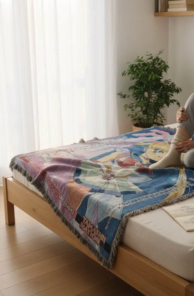 Sailor Moon Custom Woven Blanket - Brand New image indicator(4)