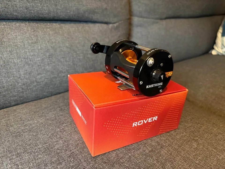 Kastking Rover 60 round baitcast reel. Left handed image indicator(2)