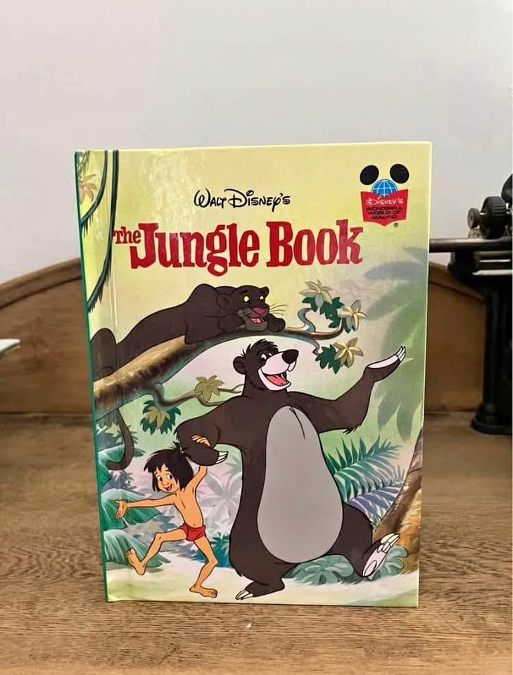 Jungle Book Hardcover 1993 Disney's World of Reading