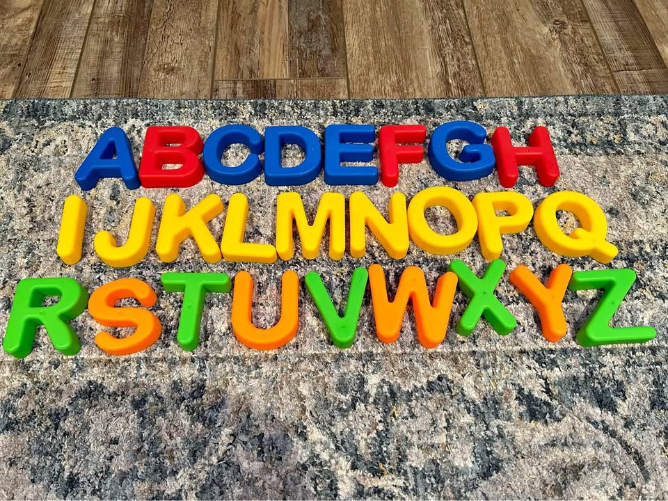 Plastic Letter Toys Alphabet - 2.5” high