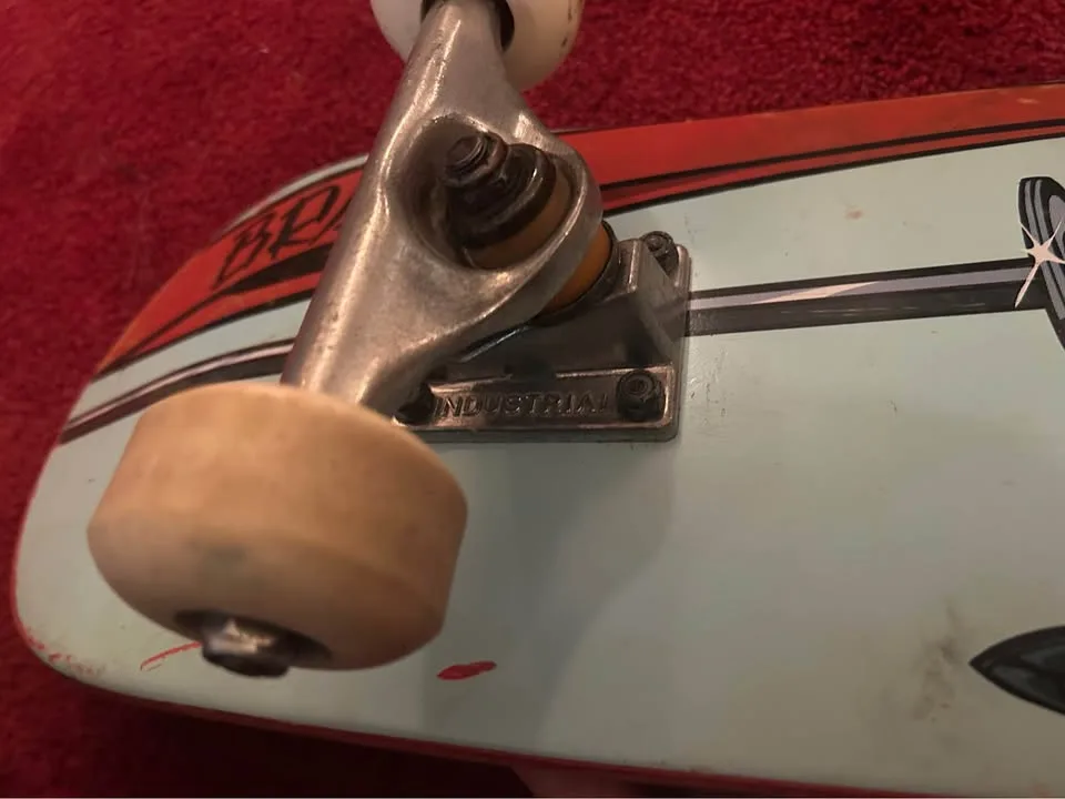 Braille 7.25” Kids Skateboard – Ninja Star Design (Excellent Con image indicator(4)