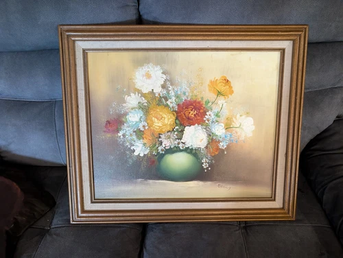 STILL LIFE OIL PAINTING ON Canvas **Original** Signed Berry