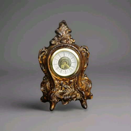 1970's Lanshire Ceramic Mantle Clock