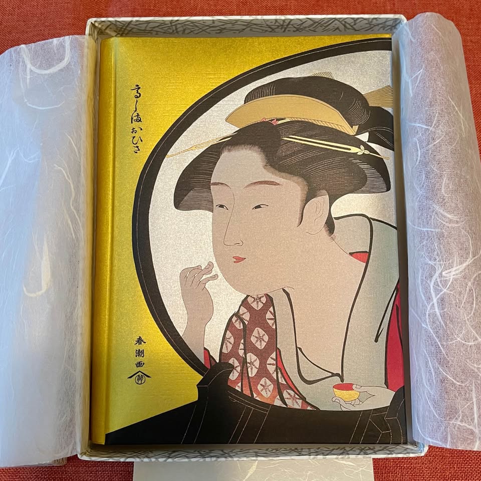 Japanese Ukiyo-e Address Book with Elegant Japanese Art Print - photo 2