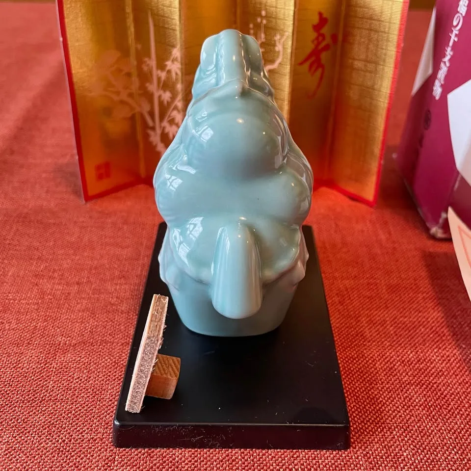 NEW🐴2026 Zodiac Horse Figurine - Celadon Ceramic image indicator(6)