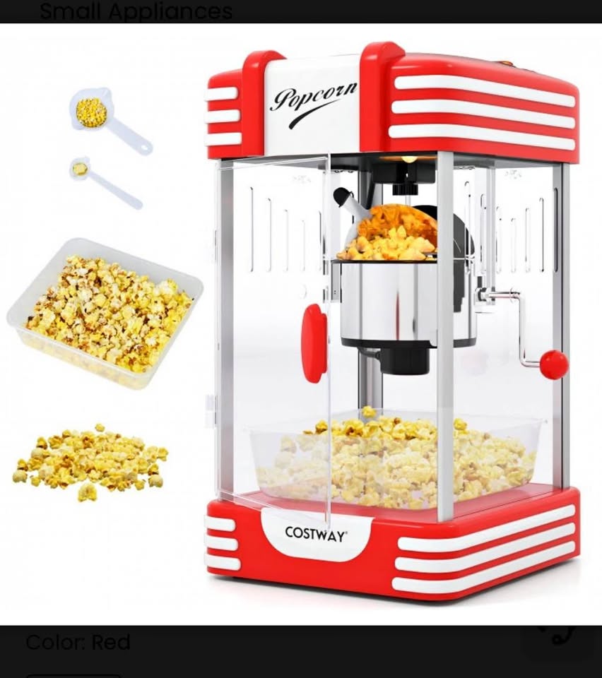 Table top pop corn machine